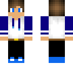 blue hoodie boy