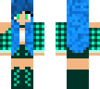 cute blue girl