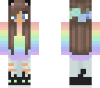 cute rainbow girl