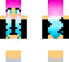 girl with colourful hair
