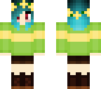 green and yellow sweater