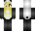 panda girl blonde hair