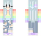 pastel rainbow girl