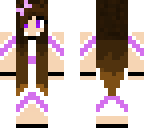 purple dress girl