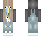 rainbow chibi girl