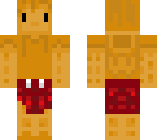 waffle in red pants