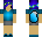 wolf blue kawaii