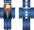 blue dino girl