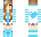 blue gamer girl
