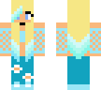 blue girl