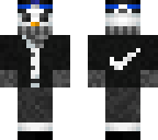 cool gangster snowman