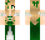 dark green medieval dress