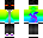 enderman boy rainbow