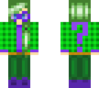 green and purple country girl