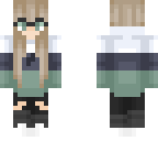 green sweater me
