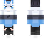 light blue cat boy