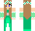 light green medieval dress