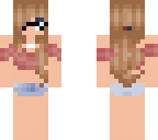 pink and blue swimsuit