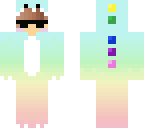 rainbow dino cute