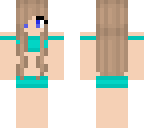 summer girl with swimsuit