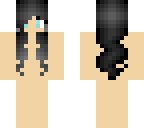 black hair skin base