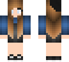blue dungaree girl