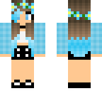 blue girl