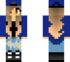 blue girl