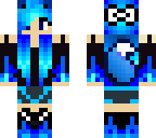 blue ice wolf girl