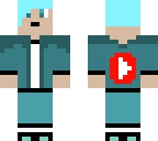 blue youtube boy skin