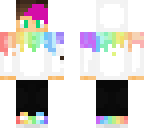 boy with pink and brown hair non original