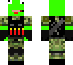 frog gamer with m4a1
