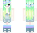 kawaii flower crown girl
