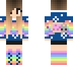 nyan cat girl with pink