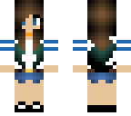 aqua dyed hair girl