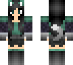 black and green girl