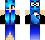 blue ice wolf prom girl