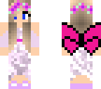 cute light color purple girl