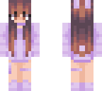 cute purple space bunny
