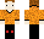 gamer skin orange jacket