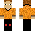 gamer skin orange jacket 2