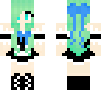 green blue maid
