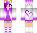 kawaii purple fox