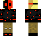 minecraft boy with a mask