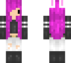 purple bunny chibi girl