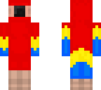 redd yellow  blue parrot