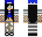 remastered black haired tomboy girl