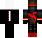 slender on front dragon boy on back
