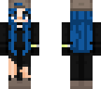 blue emo girl