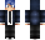 blue haired boy